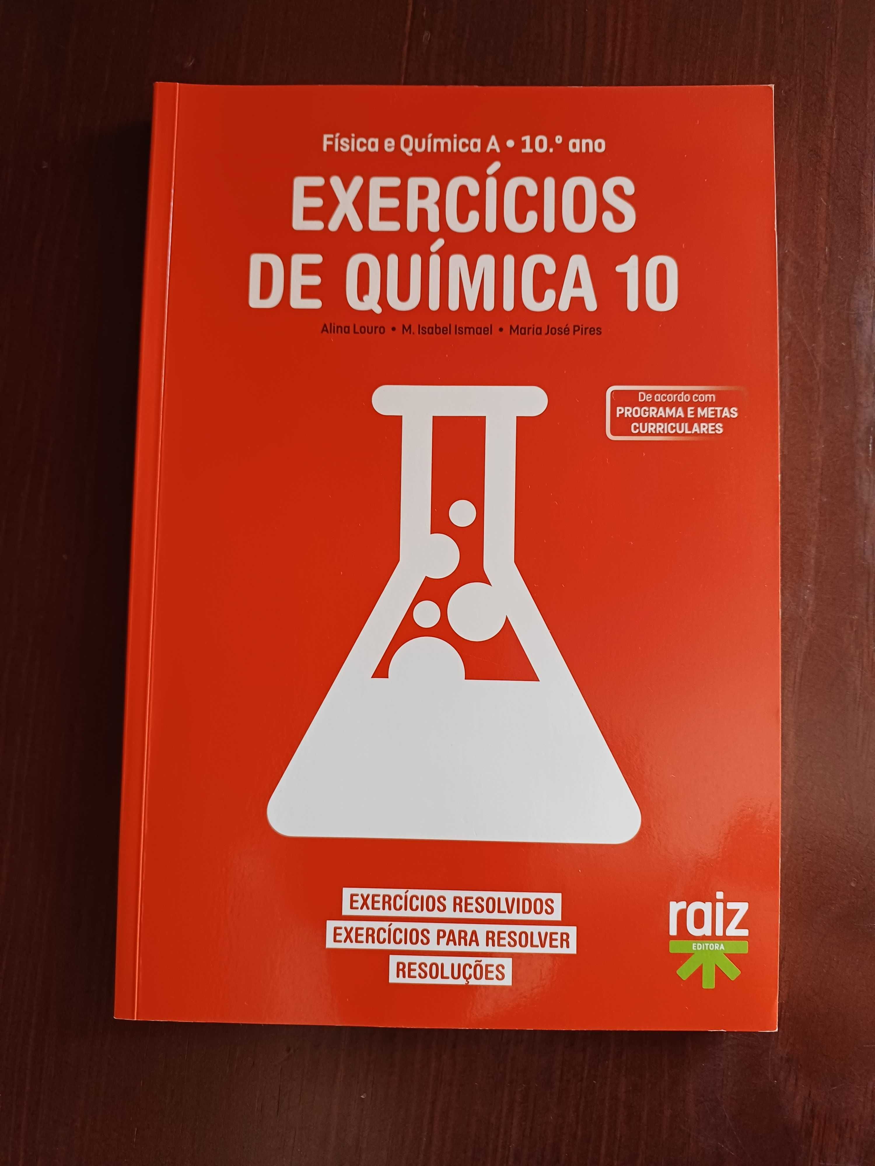 Exercícios de química 10 - 10º ano (Novo)