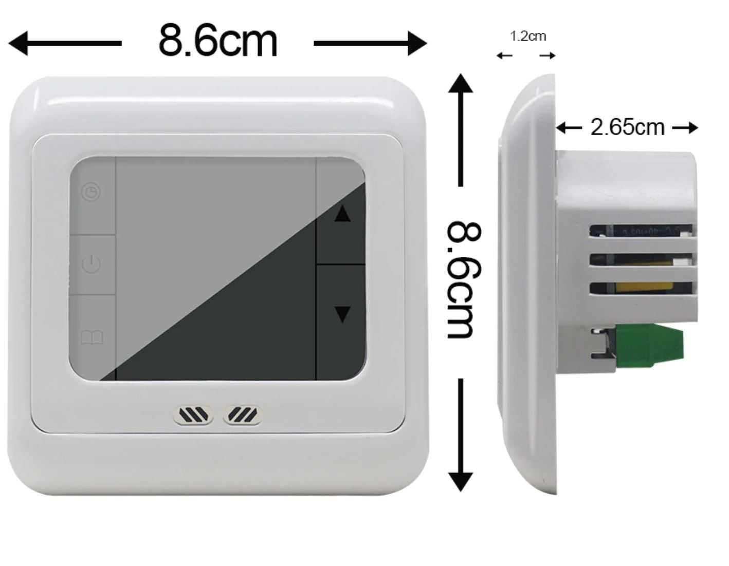 Termostato Piso Radiante 16AMP - Touch Screen