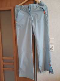 Spodnie jasnoniebieskie L materiałowe