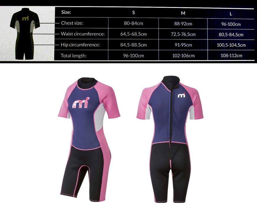 Mistral pianka neopren kombinezon 2,5mm gruba mocna KIESZEŃ rozm.S M L