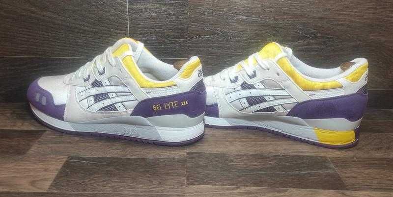 Кроссовки Asics gel lyte iii 3 5 lakers purple/yellow 44 р (h305n)Ориг