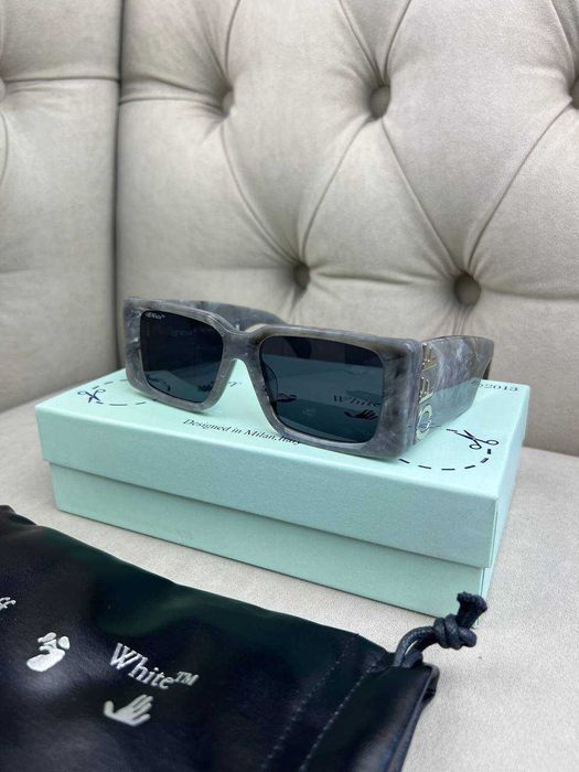 Мужские очки Off White темные очки Офф Вайт солнцезащитные очки g246