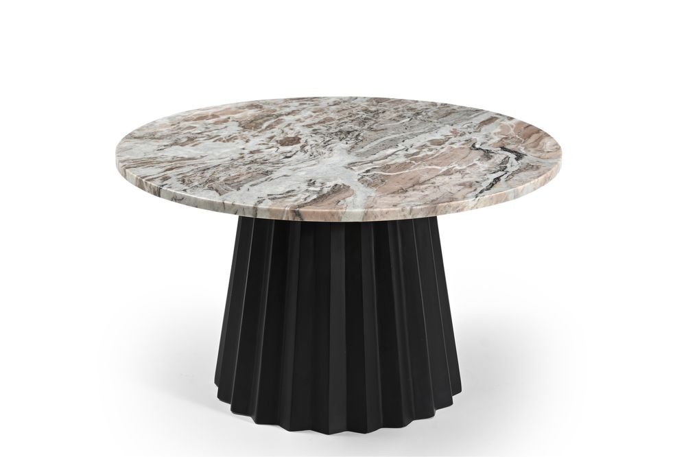 Luksusowy stolik marmurowy - design premium i drewno mango