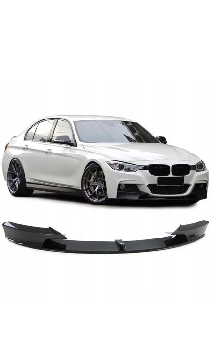 Сплиттер губа бампера М BMW 3 F30 БМВ Ф30 сплітер диффузор спойлер