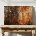 Obraz "Złota Rdza" na płótnie 60x40 cm – Industrialny Akcent (059)