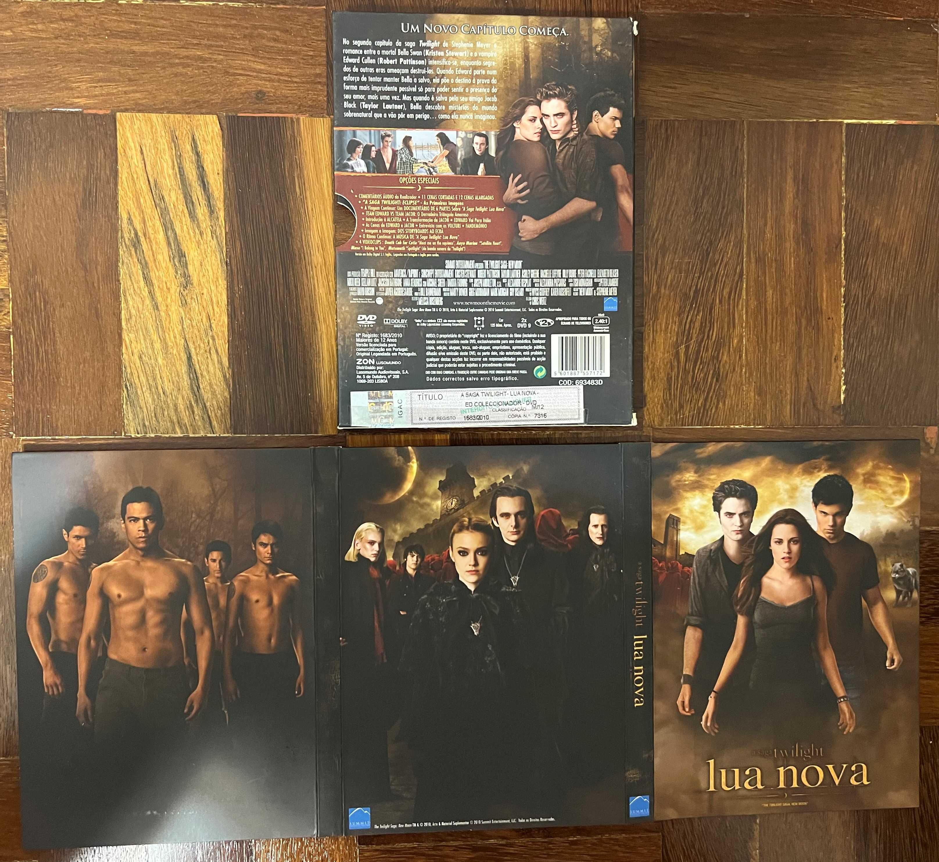 [DVD] "A Saga Twilight: Lua Nova" - edição coleccionador