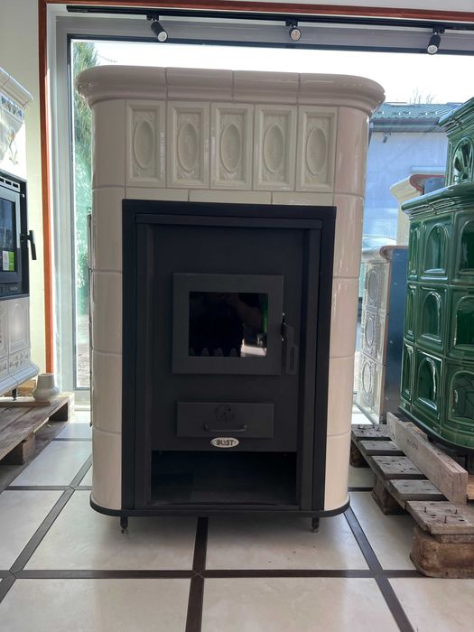 Piec kominek kaflowy z płaszczem wodnym VILLACH Montaż