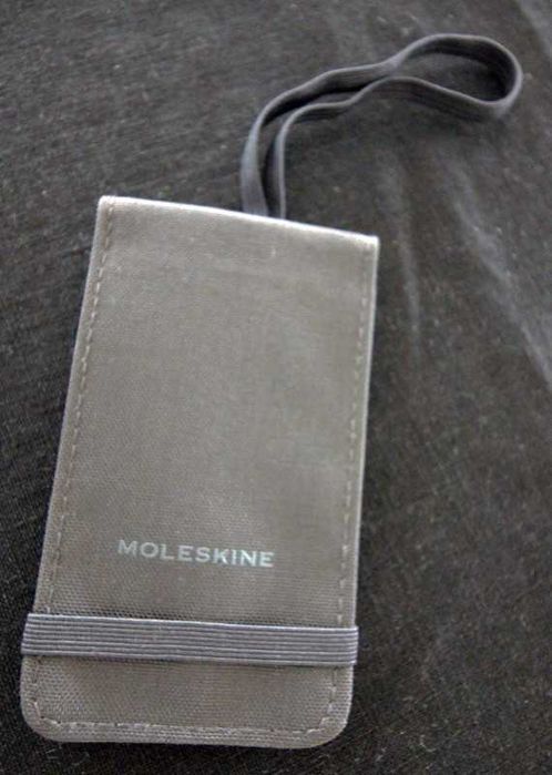 Mala de ombro cinza da Moleskine