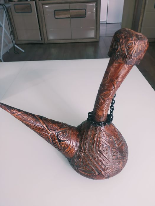 Oryginalna Karafka skóra naturalna Porron