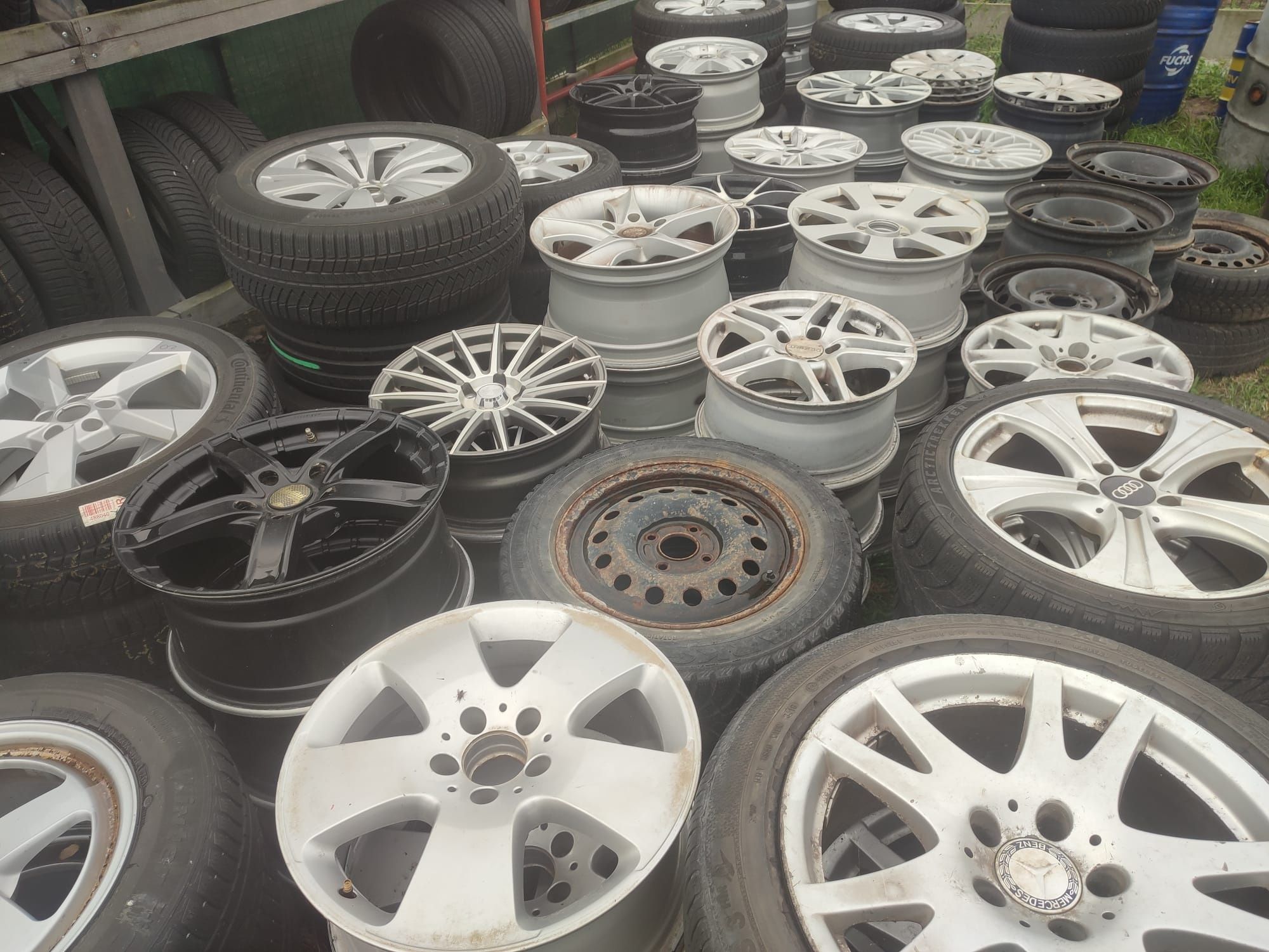 Pakiet 22 kpl felg aluminiowych
