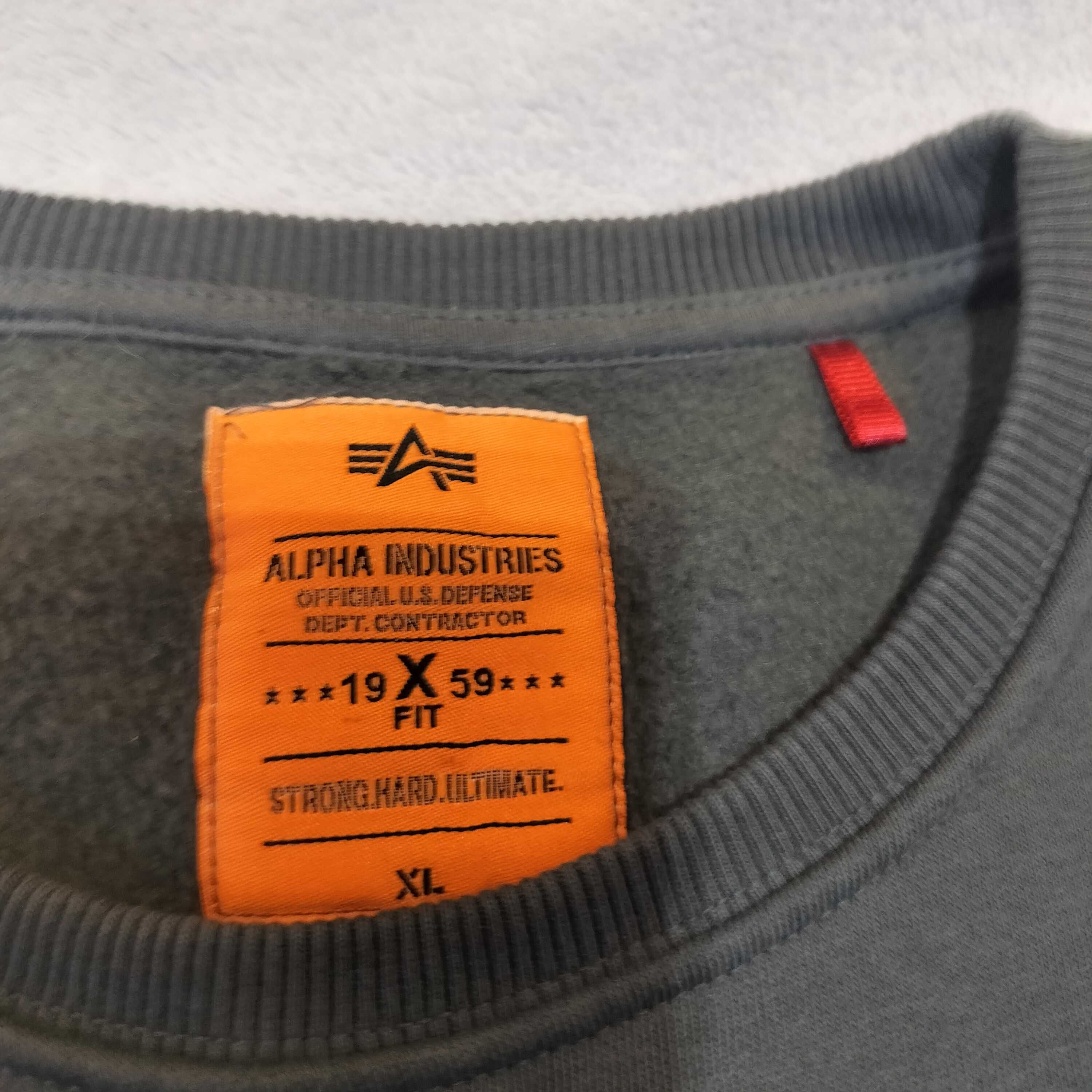 Bluza Alpha Industries XL szara