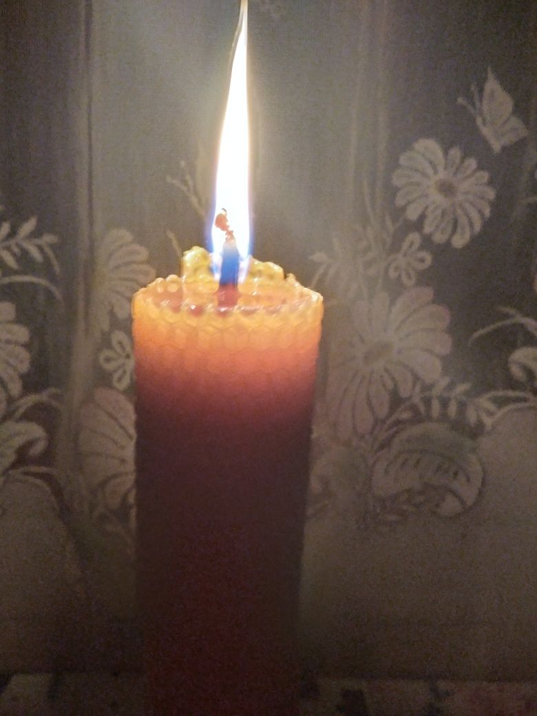 Набір свічок з вощини 3шт (13х4.5)
