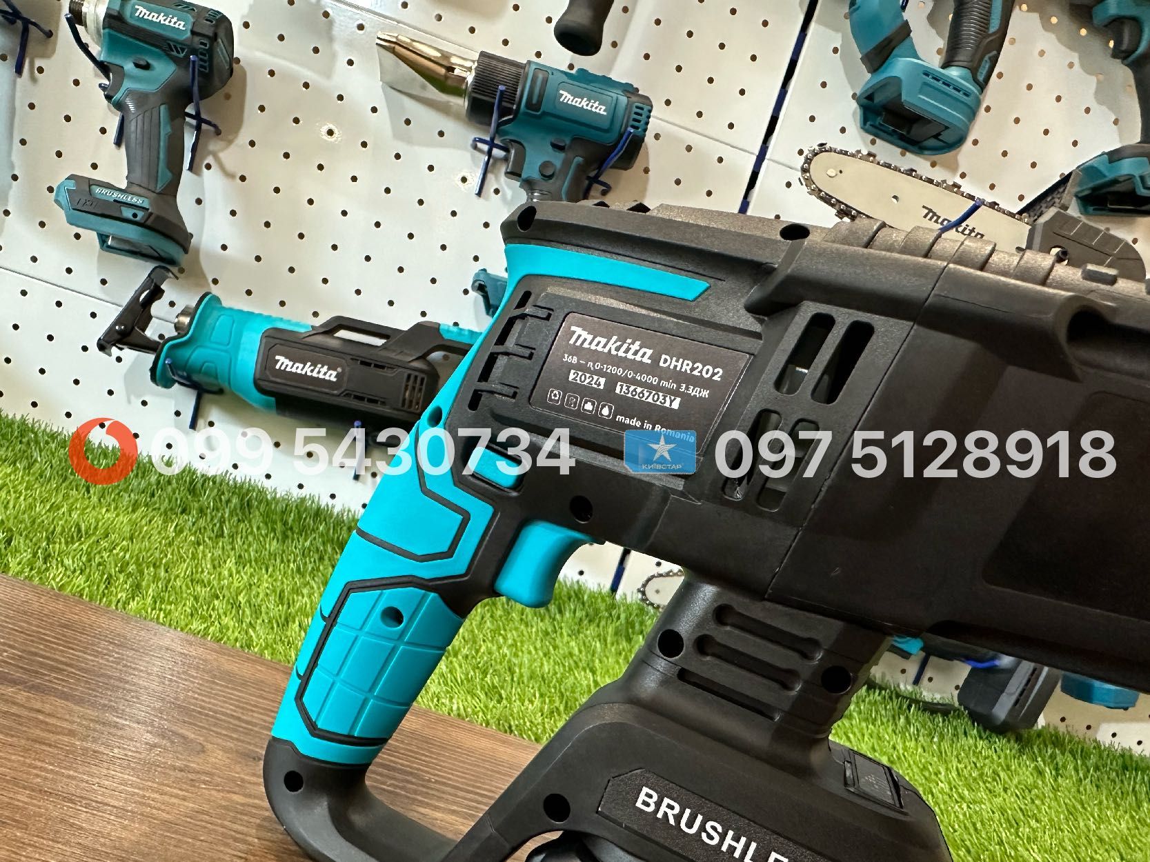 Набір 2в1 Makita Болгарка Makita DGA504 Перфератор DHR202BL 36V 8Ah