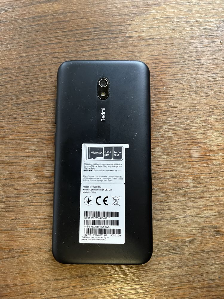 Xiaomi redmi 8a 3/32 black