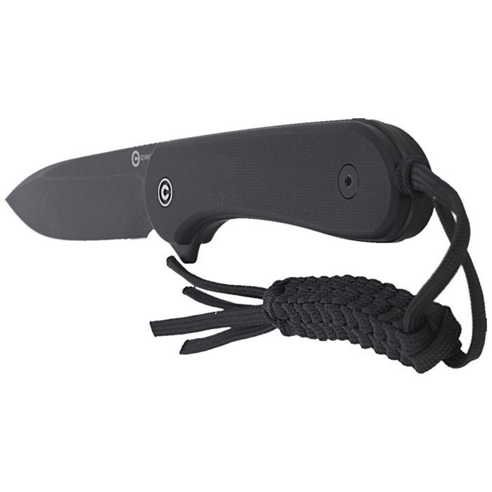 Nóż Civivi Elementum Fixed Tactical Black G10, Black Stonewashed D2