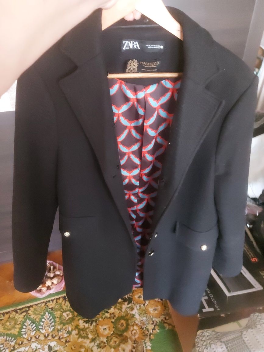 Френч чёрный не zara,52 пиждак
