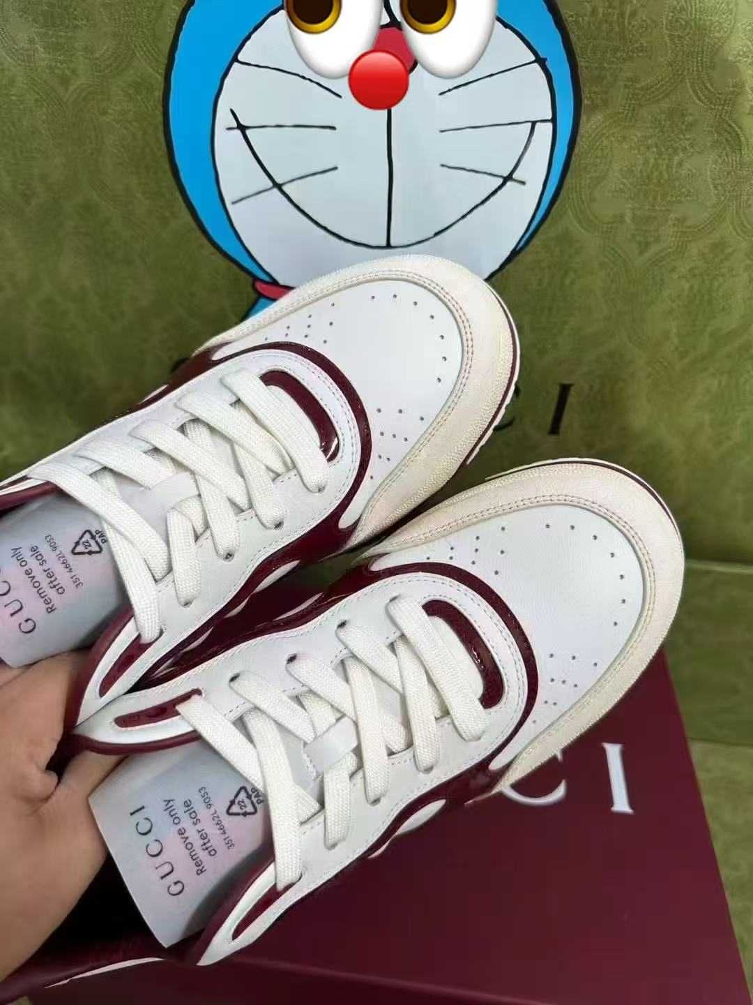Tênis GUCCI Re-Web com personalização de tamanho.