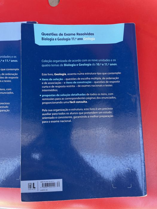 Livros de apoio para o Exame Nacional - Biologia e Geologia
