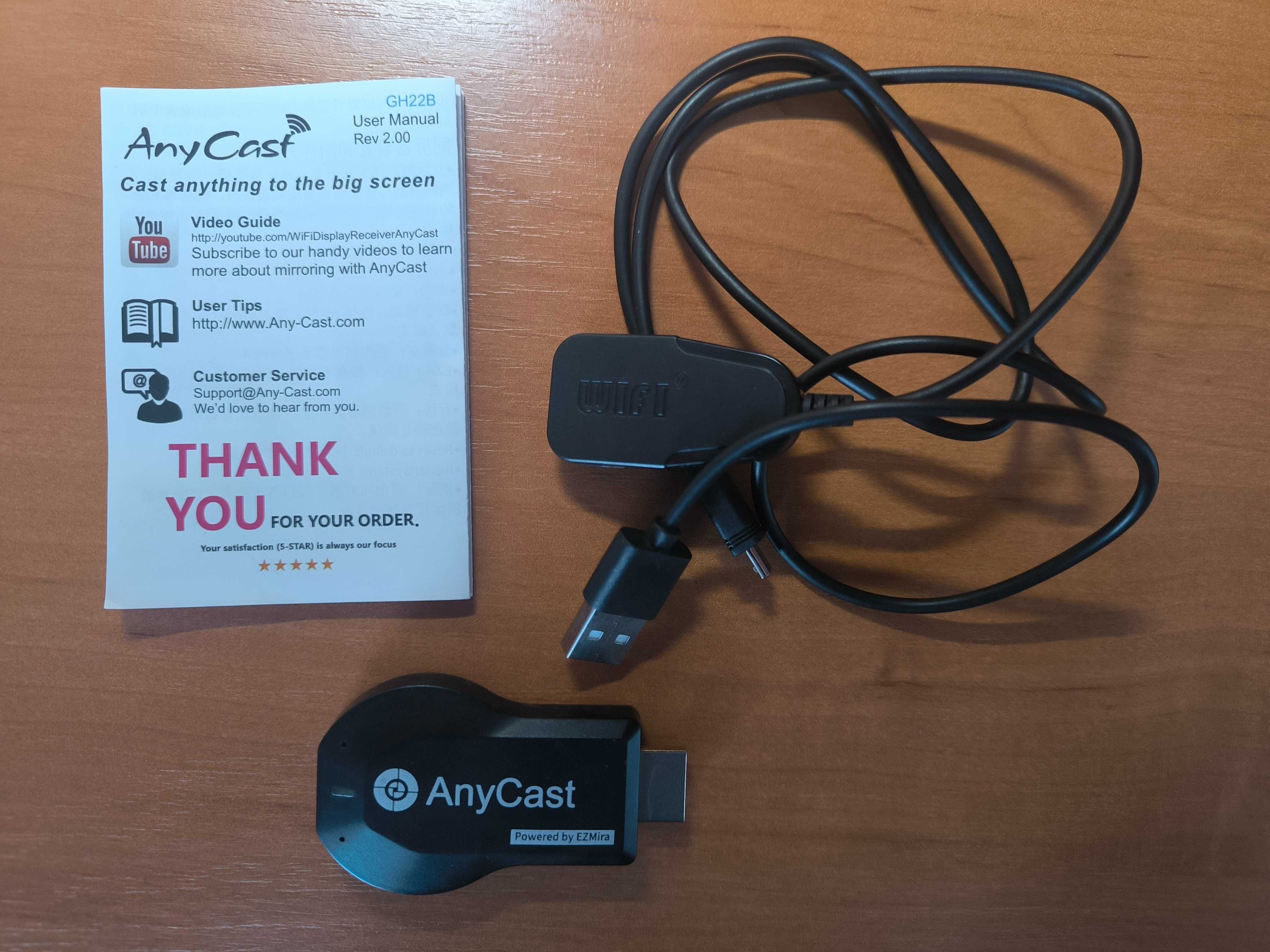 Медіаплеєр (адаптер)  Anycast M2 Plus HDMI