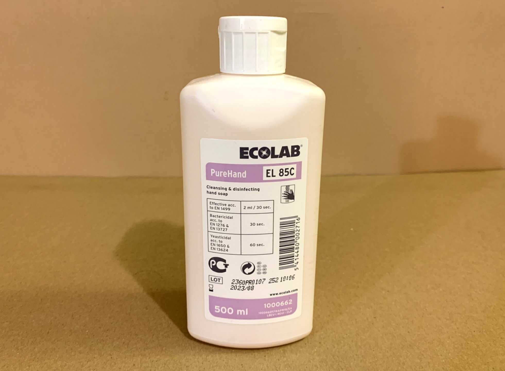 Profesjonalne mydło do mycia i dezynfekcji rąk Ecolab 500ml - 10zł