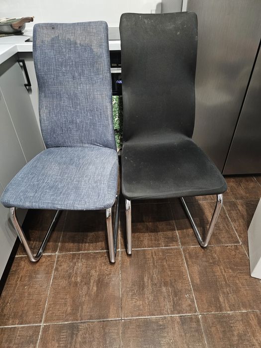Krzesła do salonu  kuchenne metalowe 6 sztuk