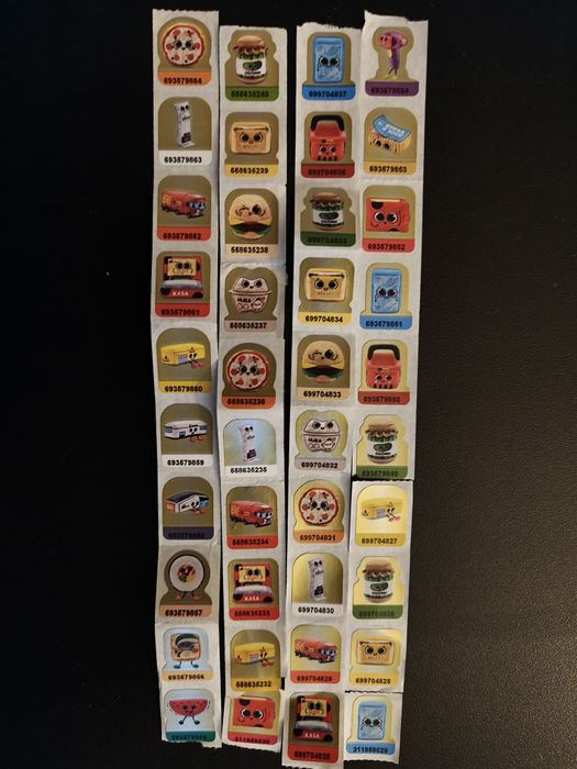 Naklejki Biedronka biedronaki 40 sztuk