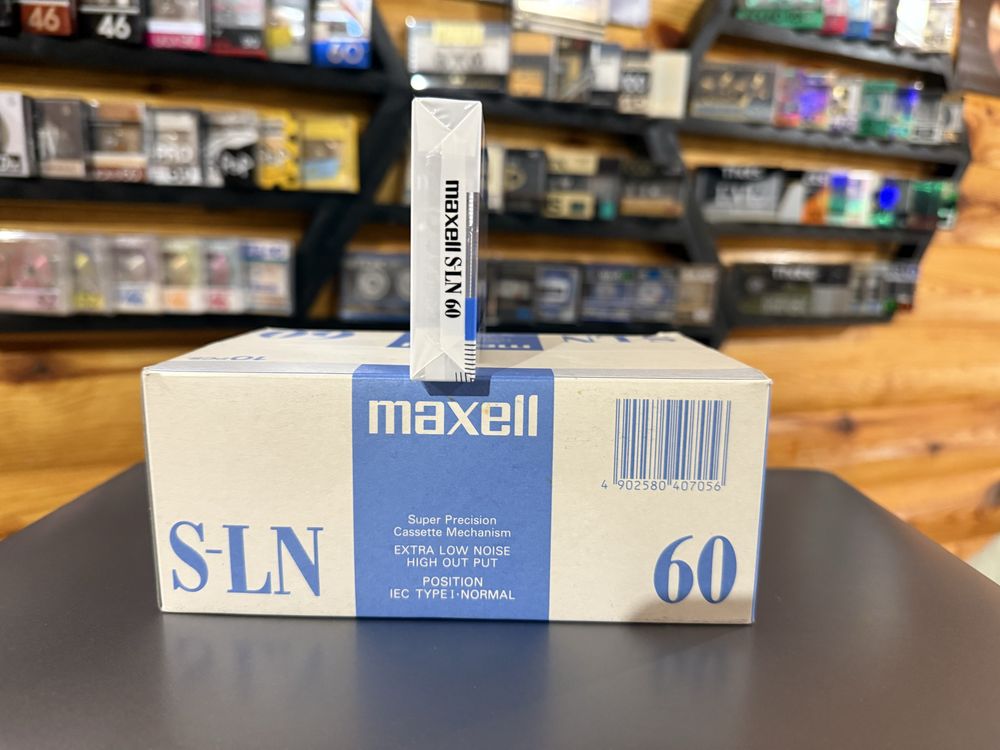 Продам аудио кассету maxell S-LN 60