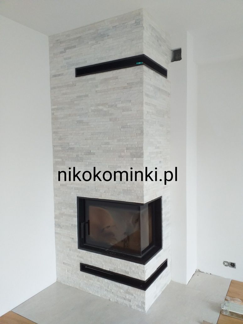Kominki Kominek Eko z szybą boczną