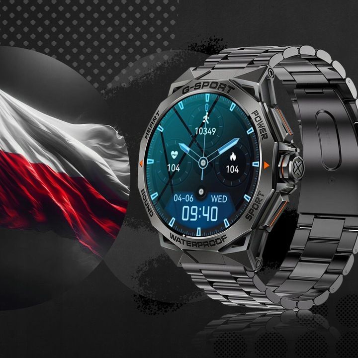 Smartwatch Zegarek Męski Menu Polskie Sport Puls Rozmowy Smart Watch A