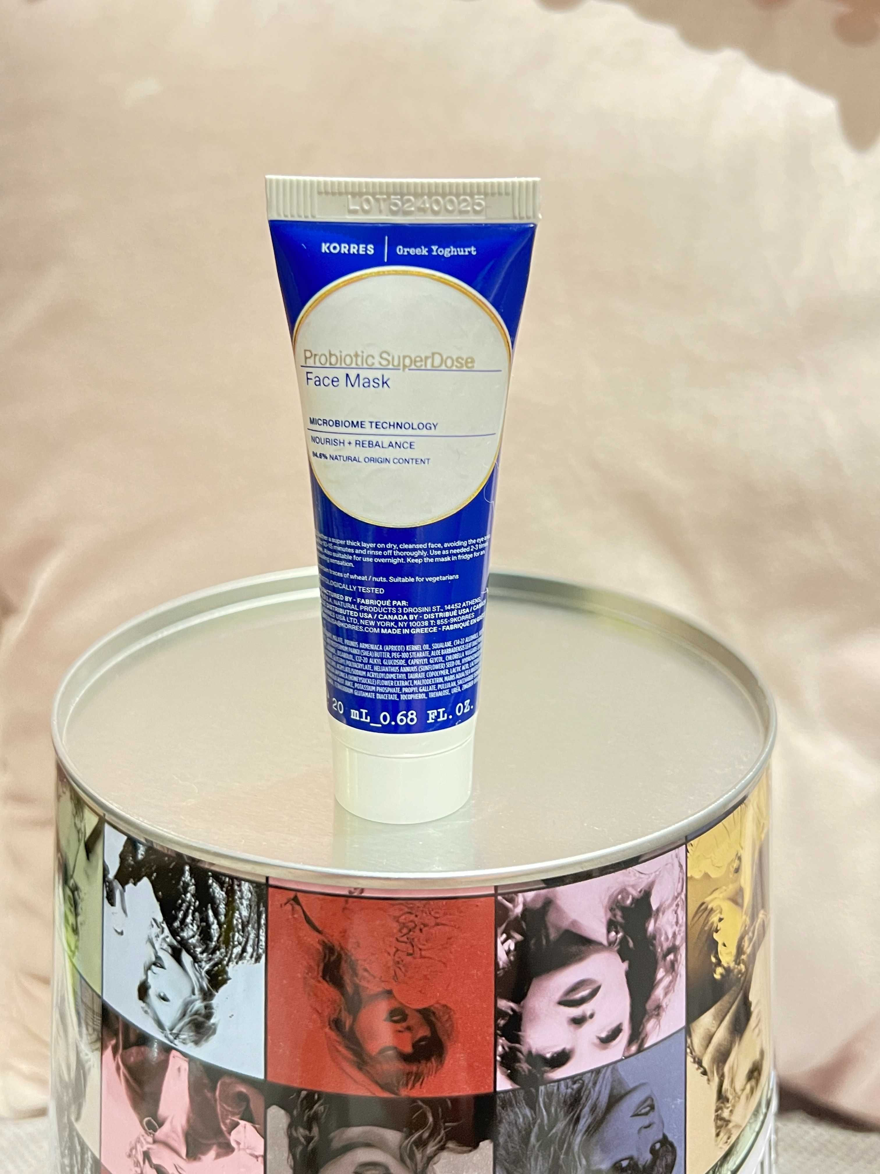 KORRES Greek Yoghurt - Maska do twarzy z probiotykami 20ml new travel