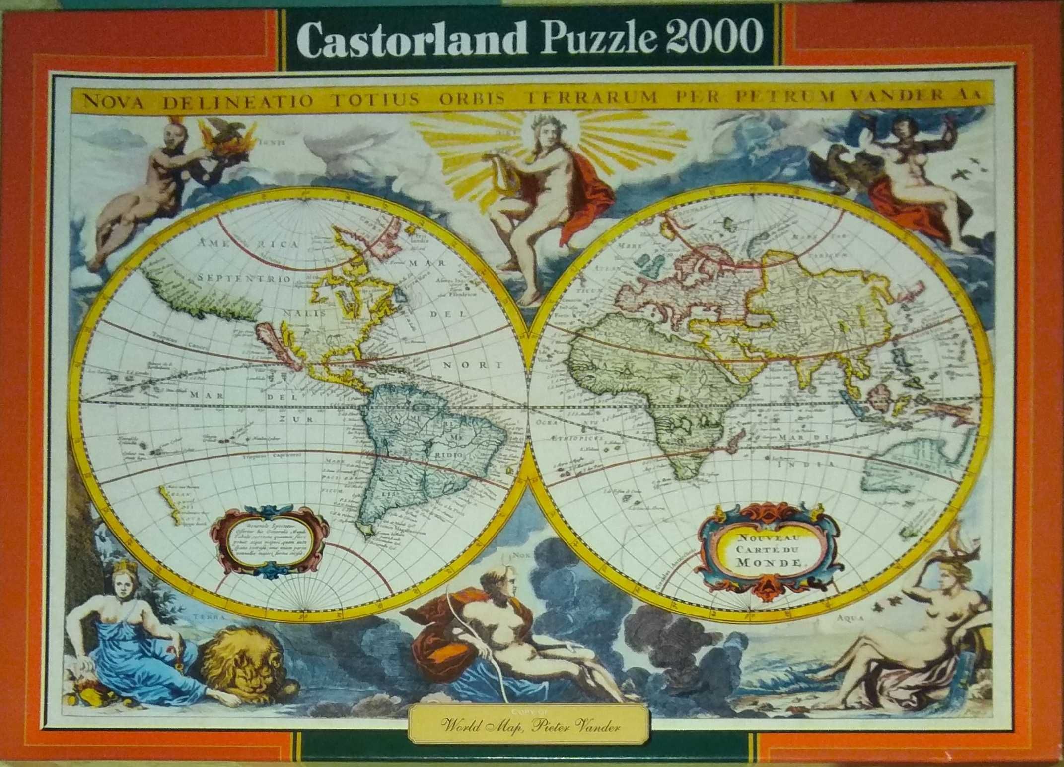 Puzzle Castorland 2000. Zielona seria.