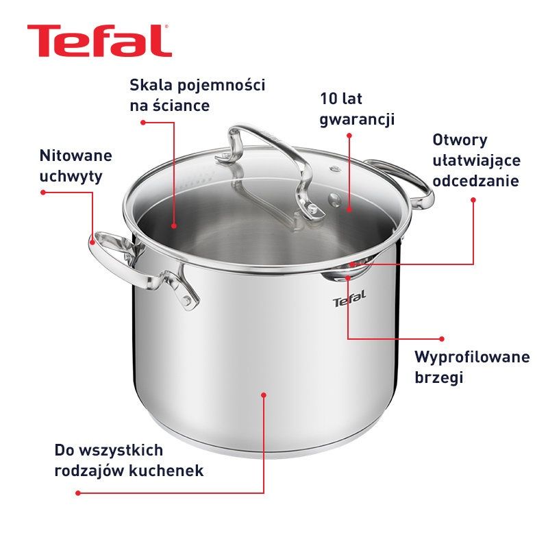 Набір каструль TEFAL Duetto+ G732SA55 (10 elementów)