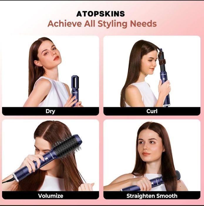 Стайлер для волосся 6 в 1 Ukliss WTDE-632 1000 Вт Багатофункціональний