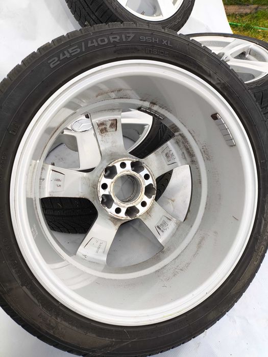 4x koła alufelgi Mercedes Audi VW 17" 5x112 225/45r17 Tanio!! 8mm