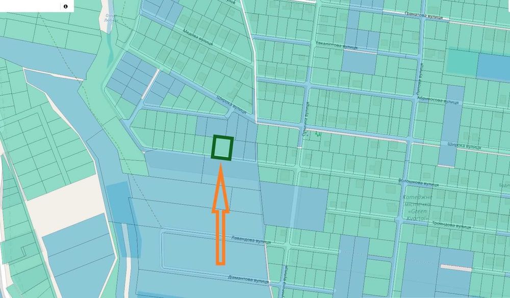 Продаж ділянки 12 соток в КМ Міжріччя с.Хотянівка, Міжріччя, Осещина