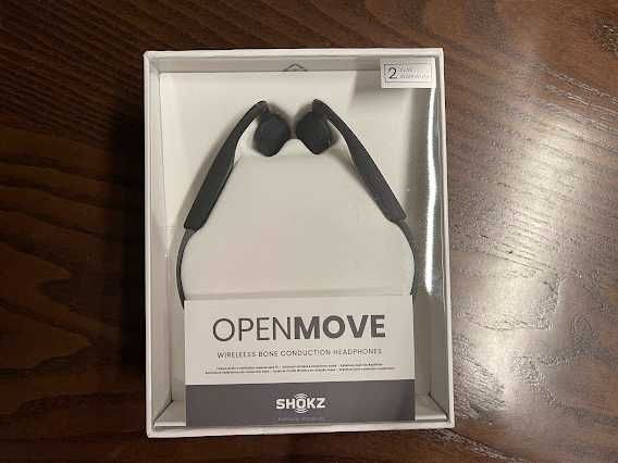 Бездротові навушники з мікрофоном Shokz OpenMove Grey