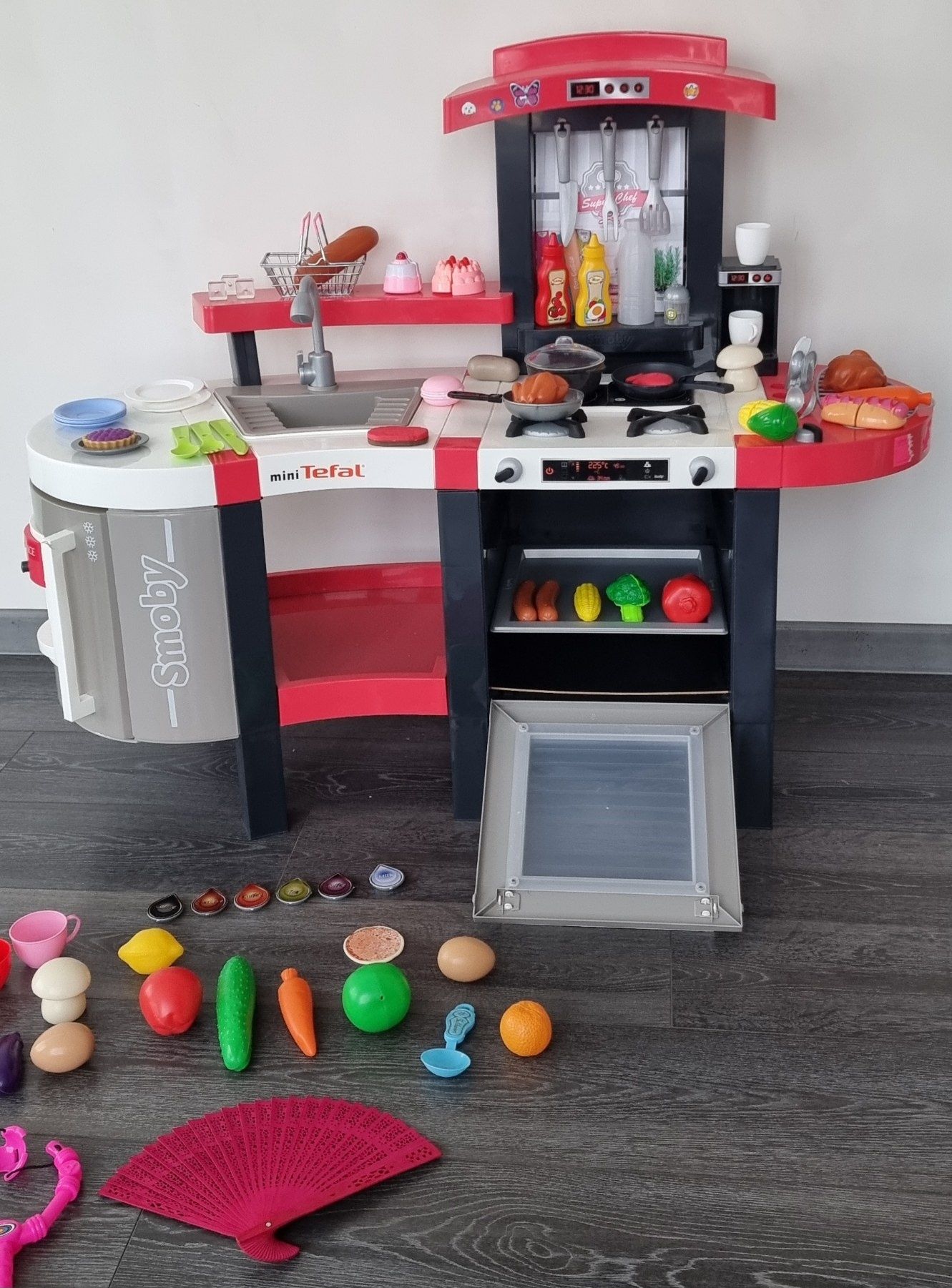 Интерактивная Детская кухня Tefal Super Chef Deluxe Bubble Smoby