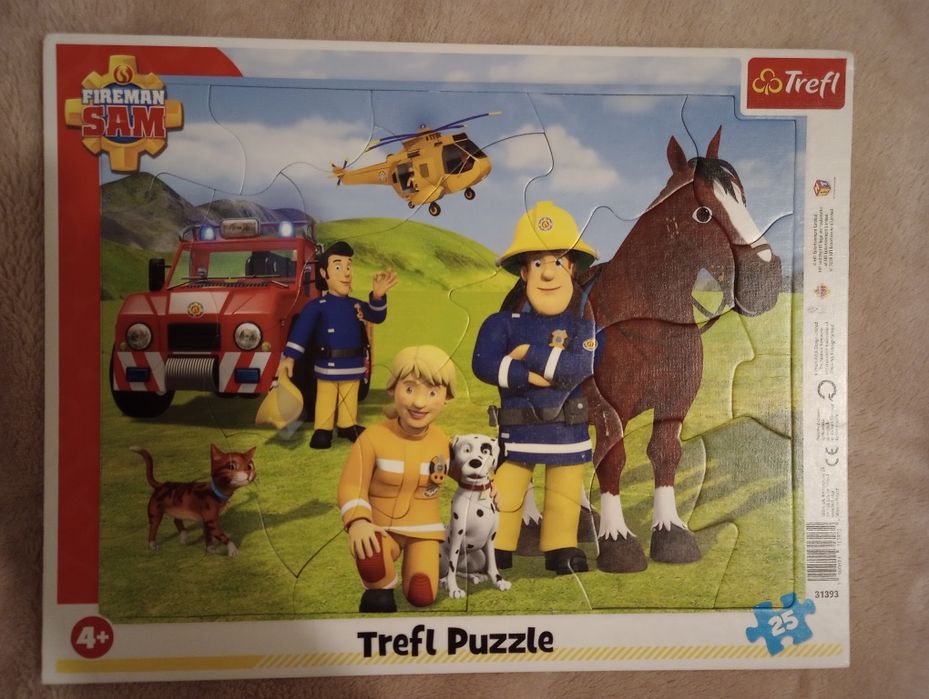 Puzzle + gra edukacyjna Roter kafer zwierzęta