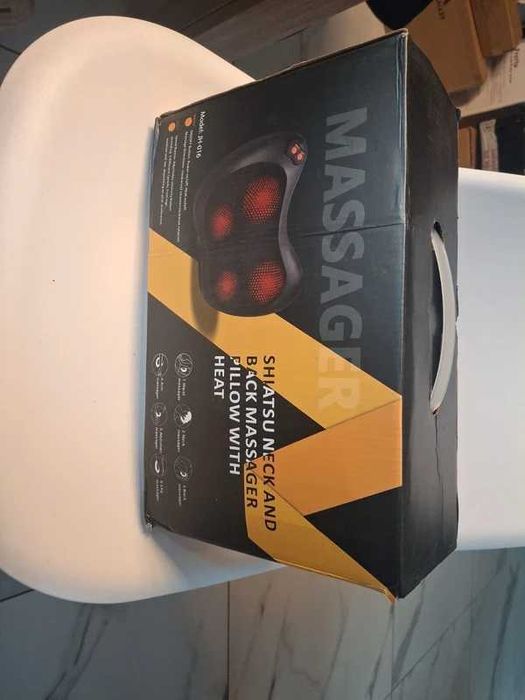 Elektryczny masażer karku i ramion z podgrzewaniem – relaks i ulga