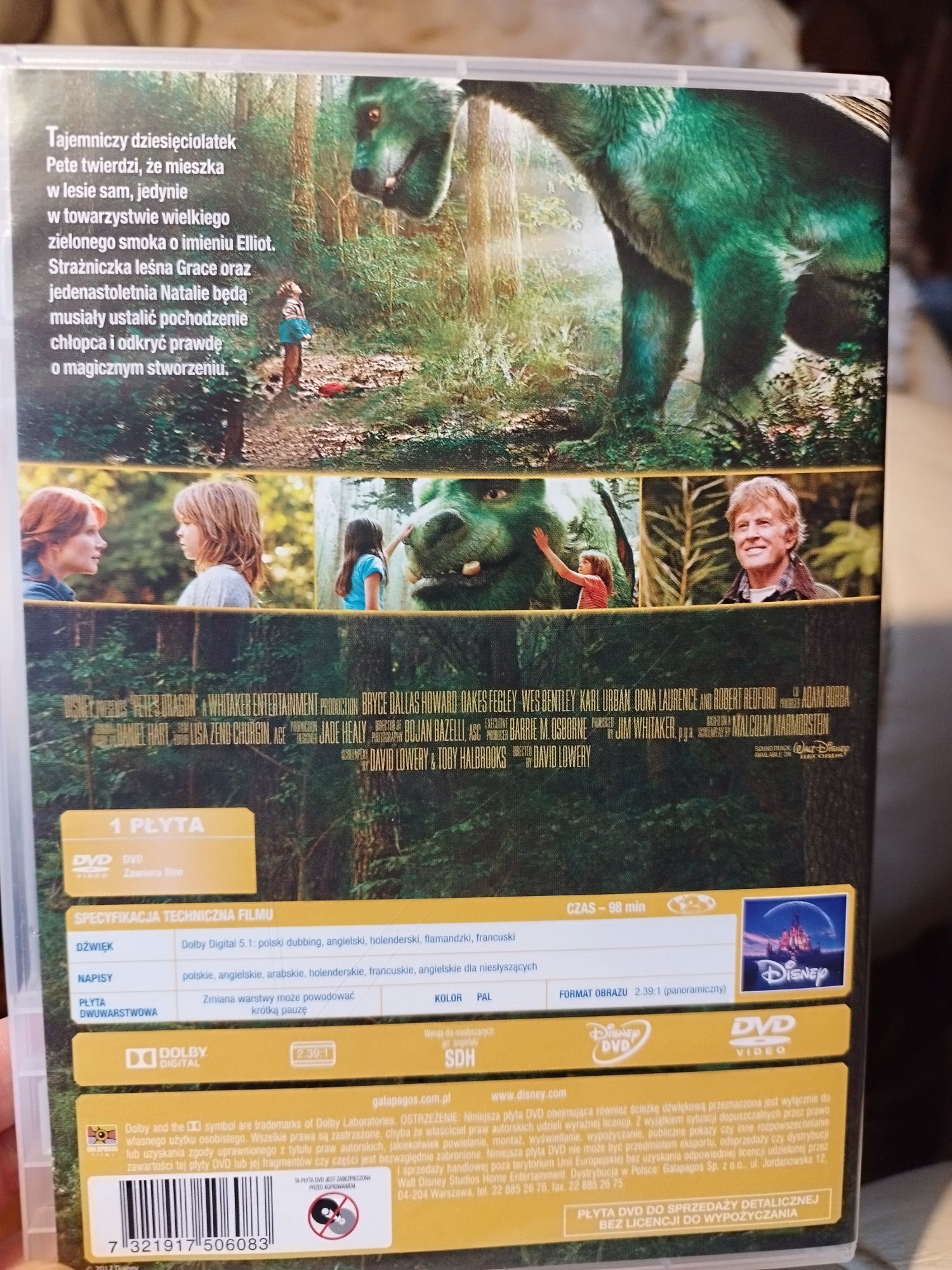 Mój przyjaciel smok, płyta dvd