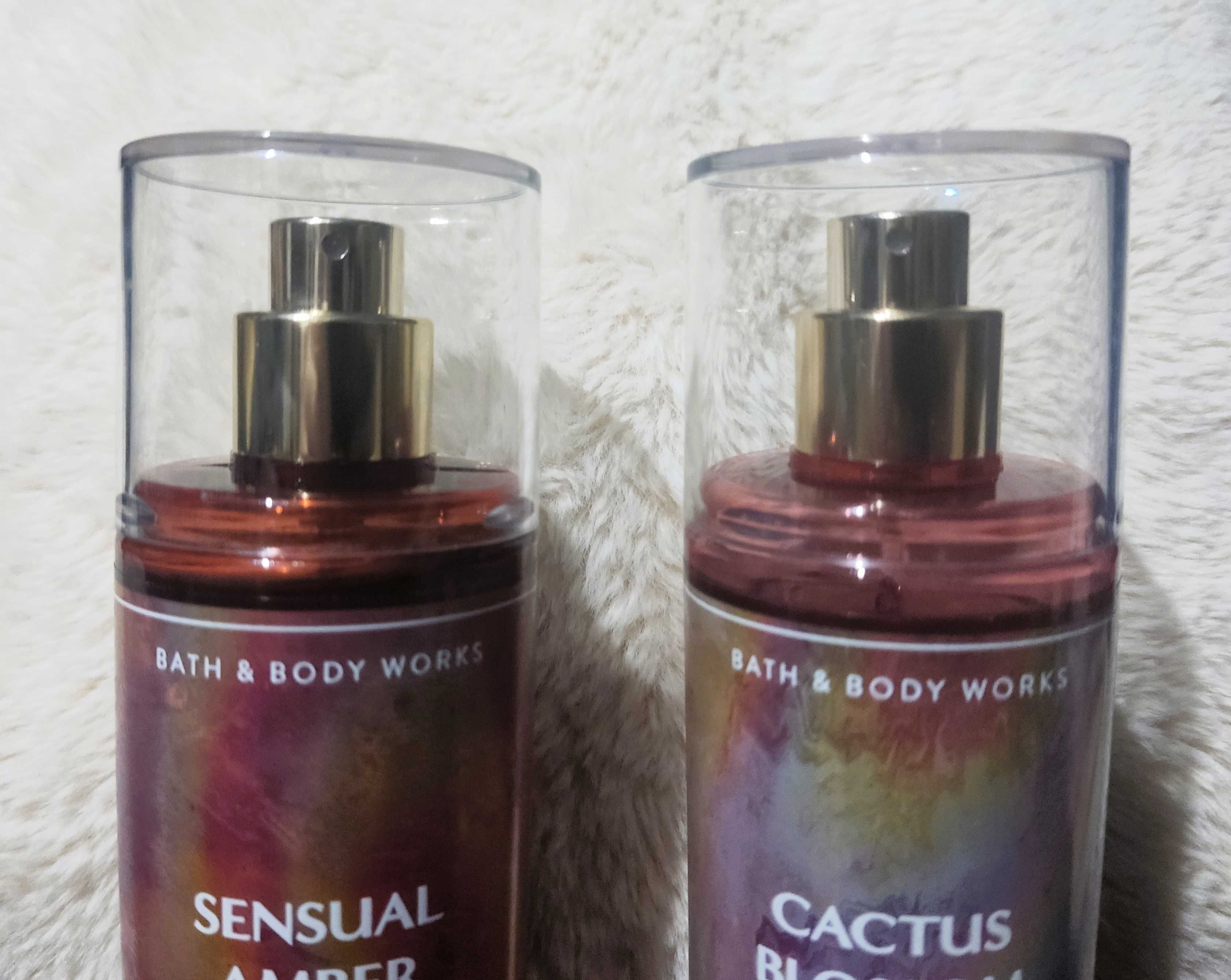 Zestaw 2 x mgiełka Bath and Body Works Sensual Amber i Cactus Blossom