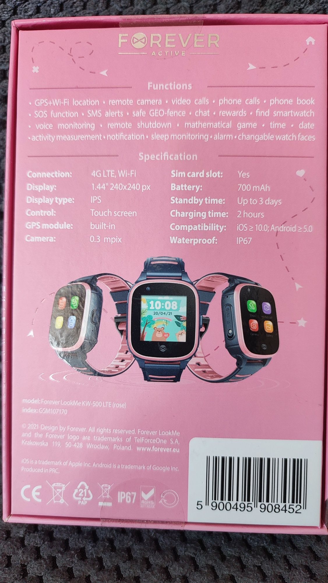 Smartwatch Forever KW-50/