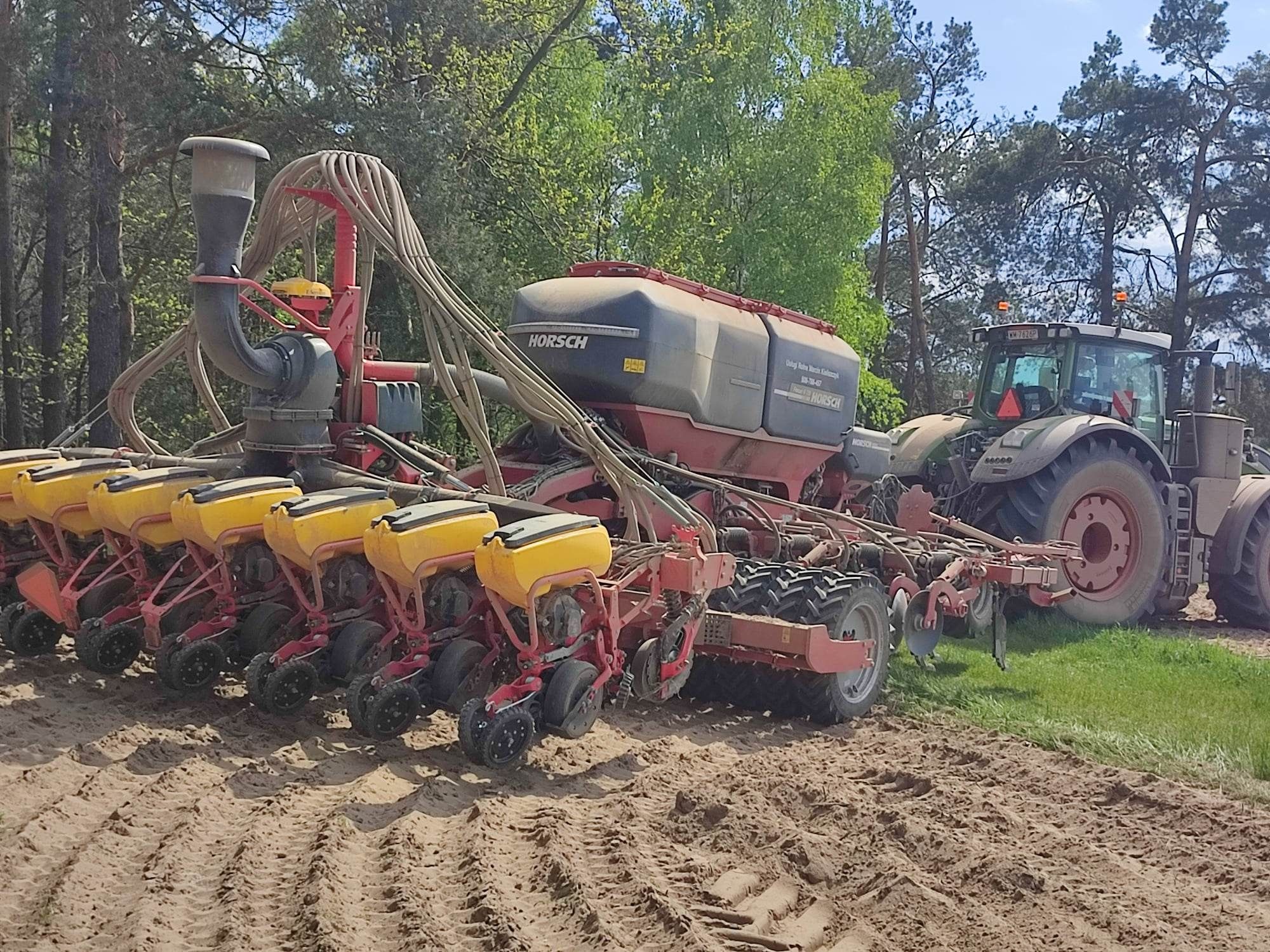 Siew buraków kukurydzy zbóż strip till bezorkowo