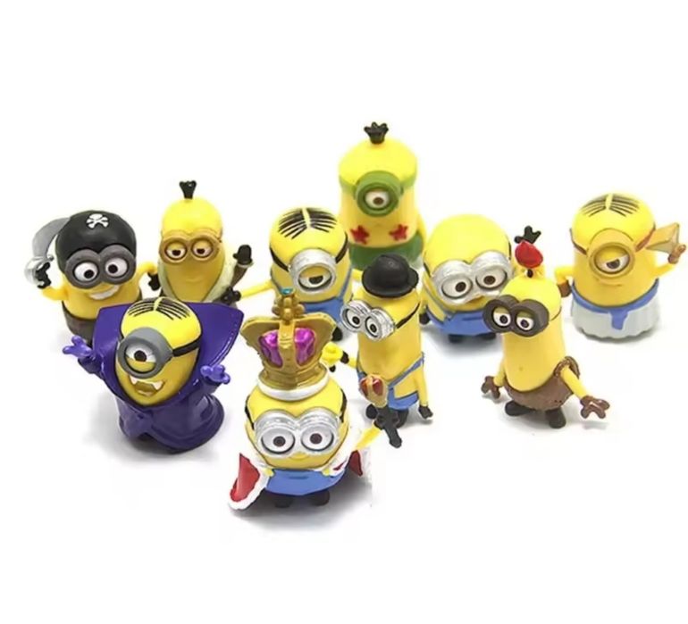 Комплект 10 шт фигурки Миньон Гадкий Miniones