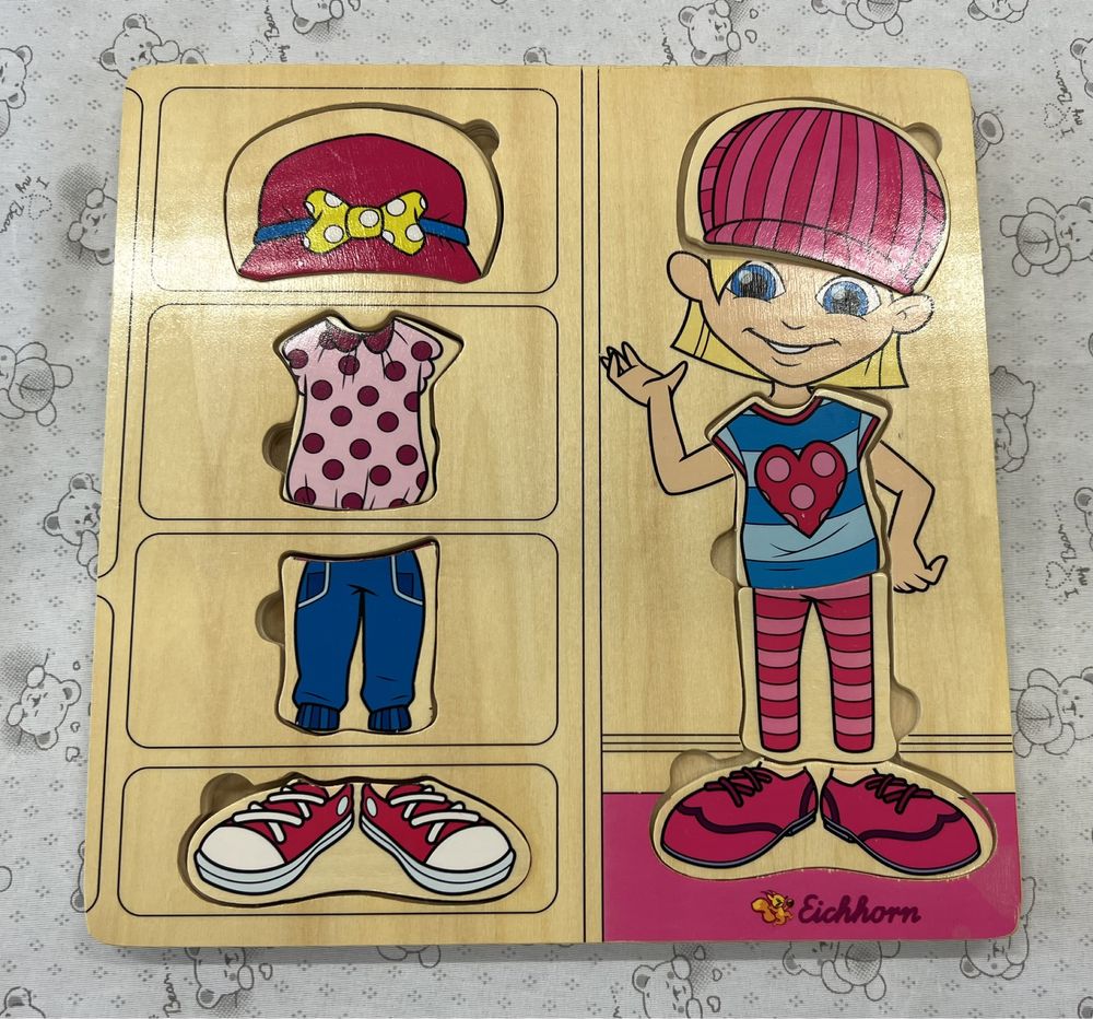 Układanka - drewniane puzzle Eichhorn