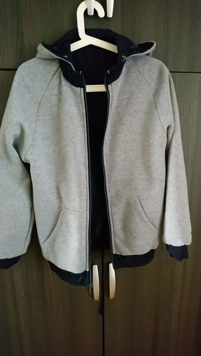 Casaco dupla face. 10-12 anos