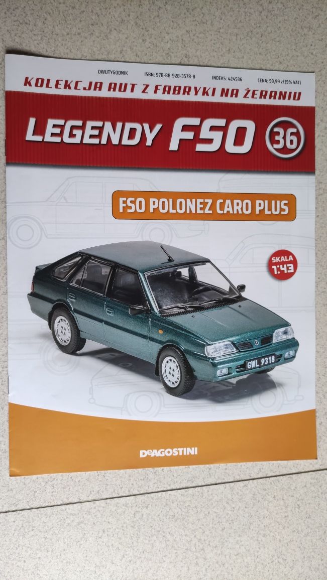 LEGENDY FSO DeAgostini same gazetki nr 33-44