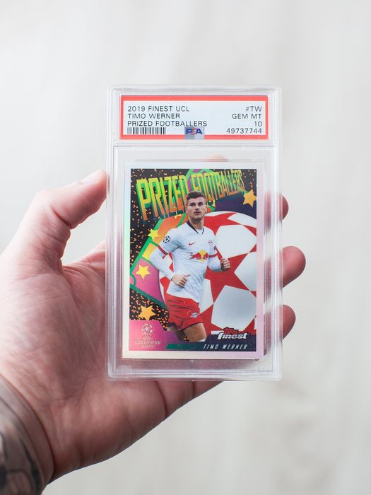 2019 Timo Werner Topps Finest UCL Prized Footballers Carta
