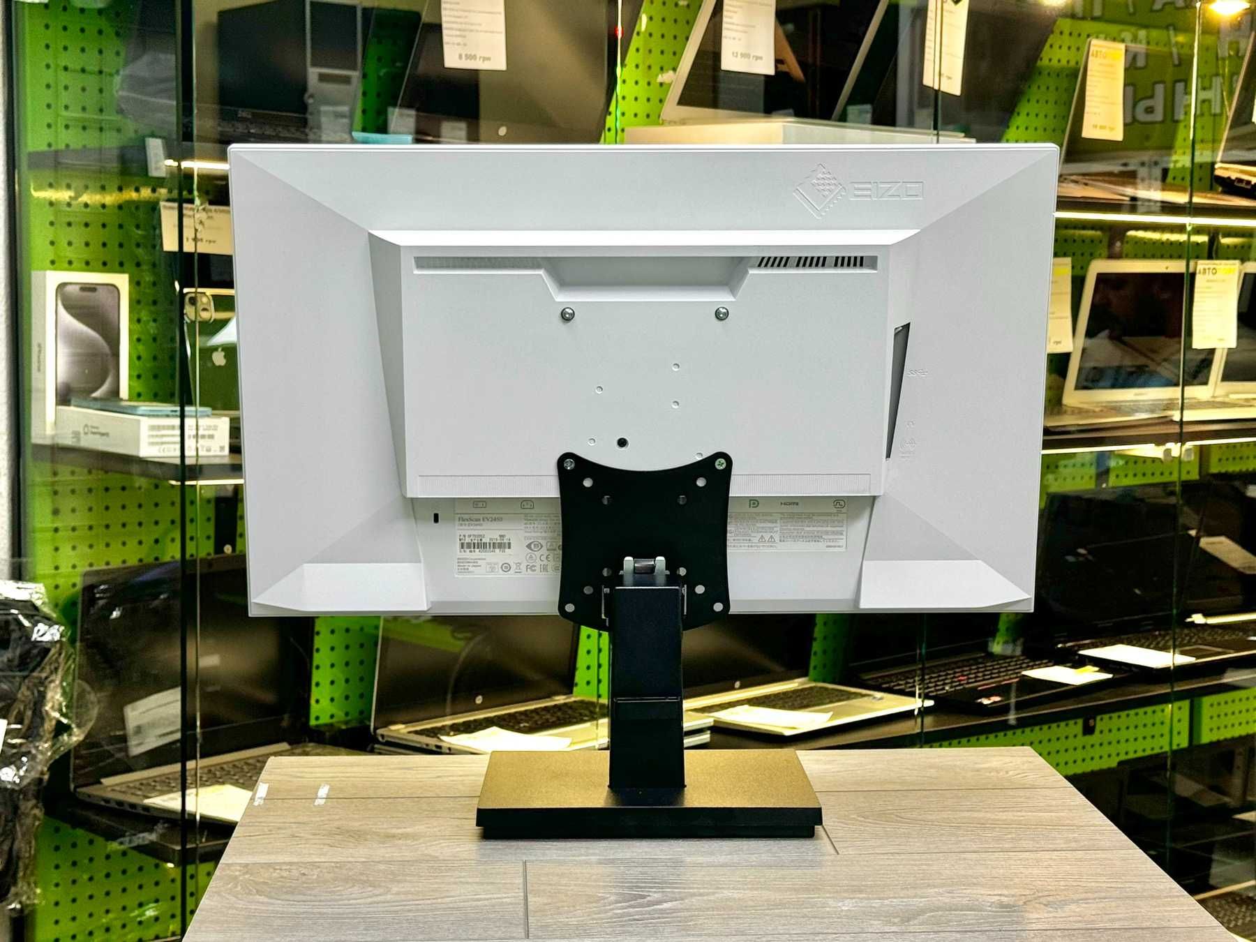 Безрамочні монітори EIZO FlexScan EV2450 / IPS / DVI, VGA, HDMI, DP