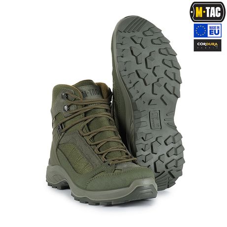 M-Tac демисезонные тактические ботинки Ranger Green/Койот/Черный